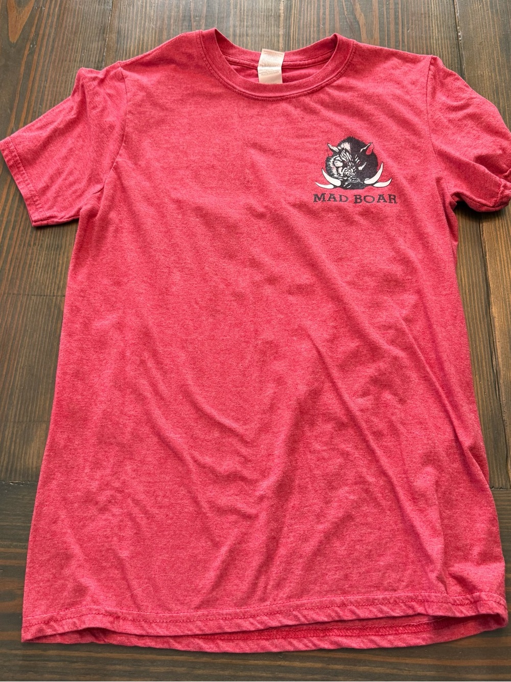 Mad Boar Red Graphic Tee “I Like Pig Butts and I Cannot Lie”